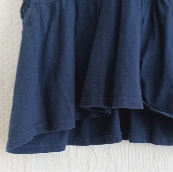 Maurices Navy Crochet Babydoll Tank Top Boho Western Blue Whimsigoth Plus Flowy - Picture 3 of 10